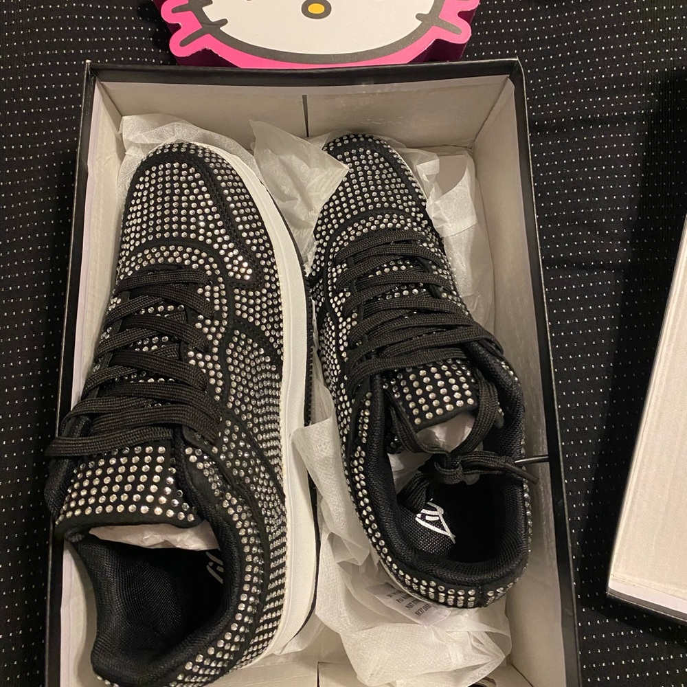 Rhinestone sneakers